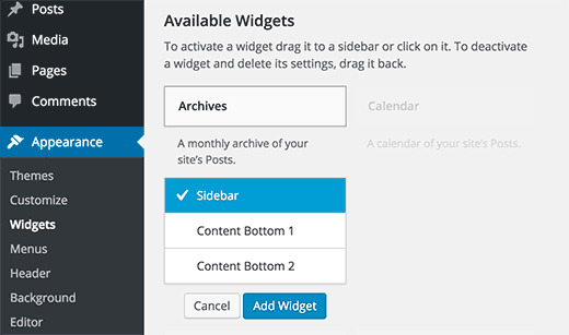 What are WordPress widgets and how to use them? – WPCentral